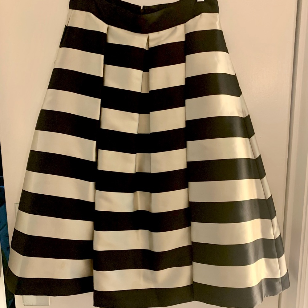 Eliza J striped midi skirt